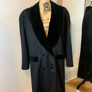Vintage Albert Nipon Boutique Wool/Velvet Coat